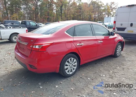 2017 Nissan Sentra Sv z USA, uszkodzony, nr VIN 3N1AB7AP4HL653905